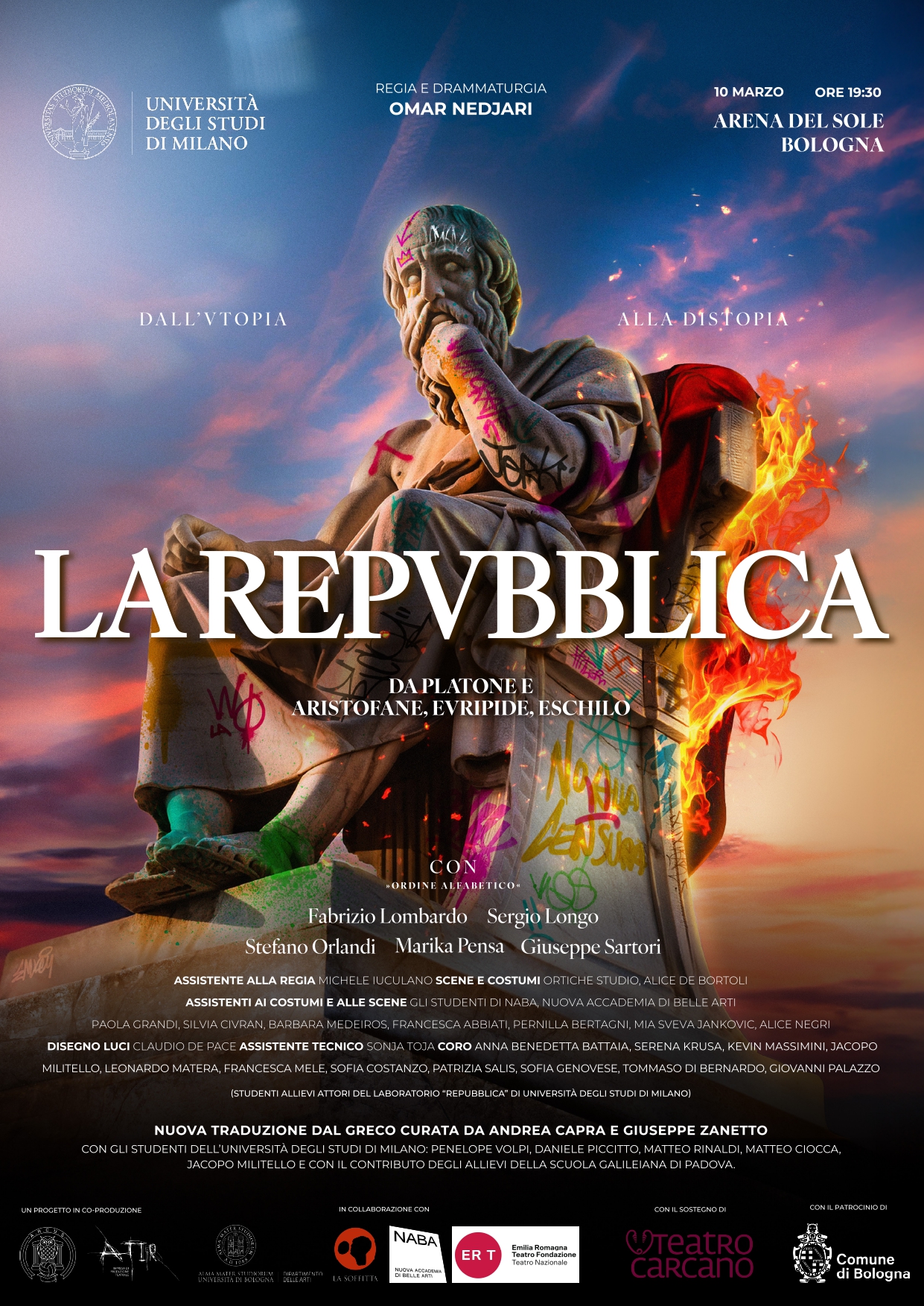 LA REPUBBLICA - da Platone e Aristofane, Euripide, Eschilo